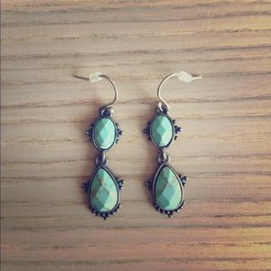 BOGO Lucky Brand Peace Turquoise Earrings Boho